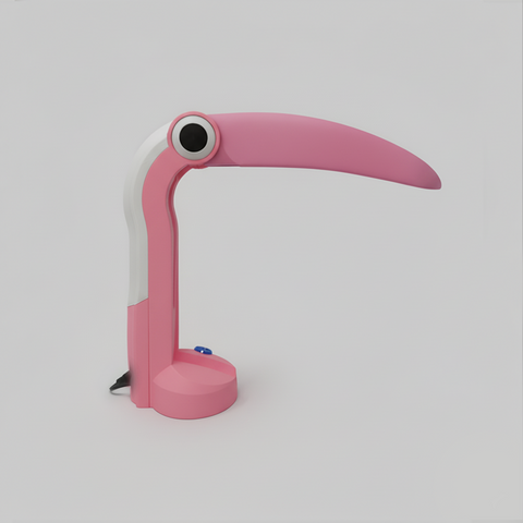 Toucan Lamp Pink + Pink