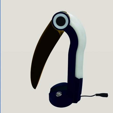 Toucan Lamp Black on Black