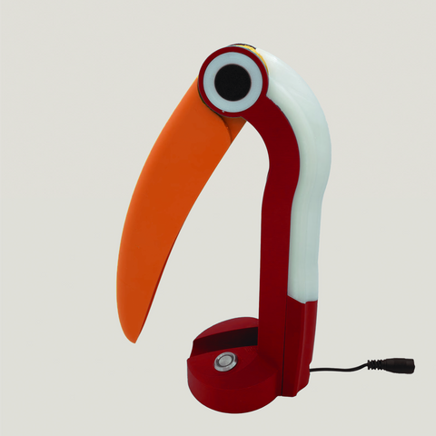 Toucan Lamp Red + Orange